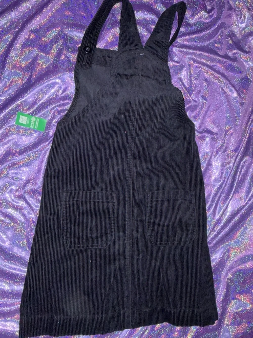 Gap Black Corduroy Skirtall Dress
